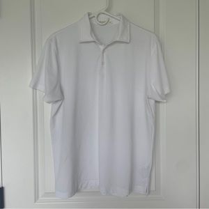 SuitSupply - White Polo - XL - Cotton
